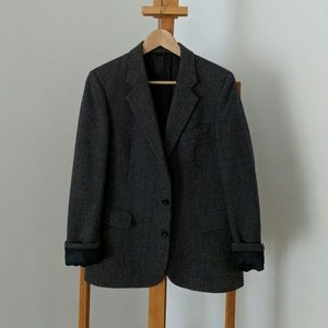 Vintage Nordstrom | Grey Houndstooth Blazer